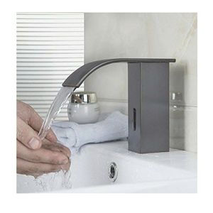 Modern Waterfall Automatic Sensor Bath Sink Faucet